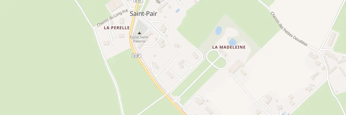 Plan du 707E Rte d’Argences à Saint-Pair