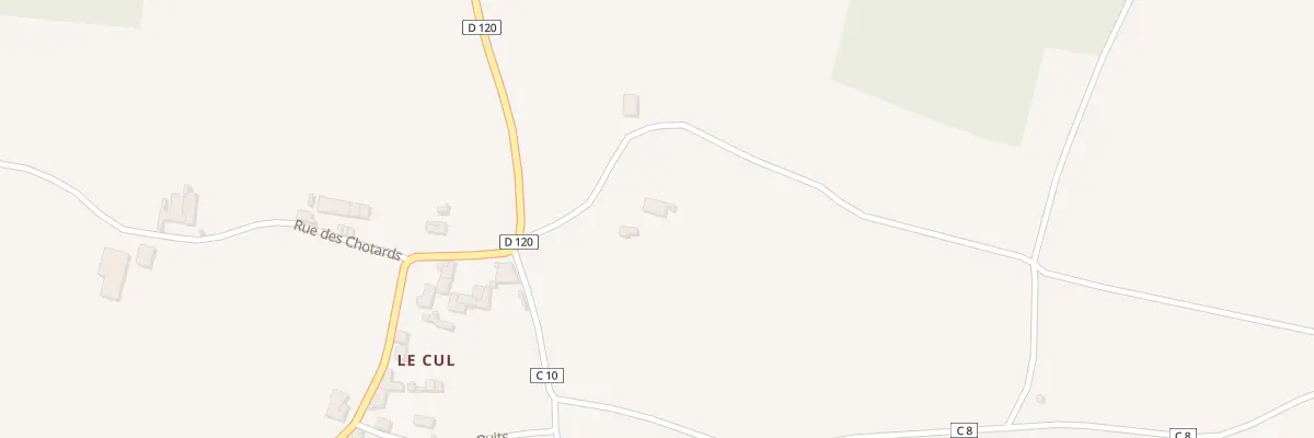 Plan du 2 Che d’Aubigné le Cul à Paizay-le-Chapt