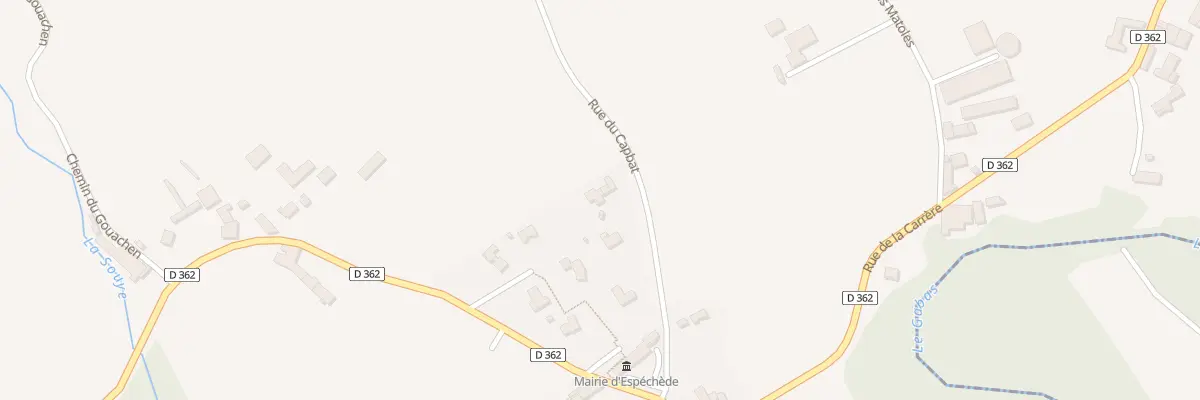 Plan du 5 Rue de Capbat à Espéchède
