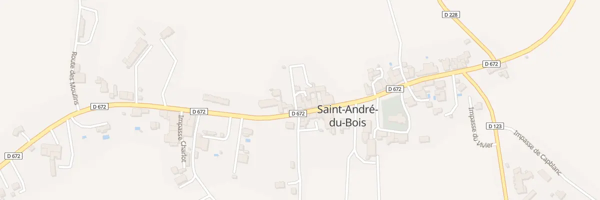Plan du 43 Le Bourg Ouest à Saint-André-du-Bois