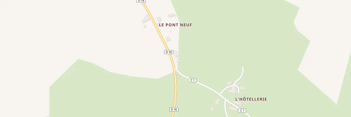 Plan du 2 Le Pont Neuf à Saint-Germain-de-Coulamer