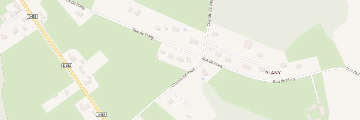 Plan du 20 Rue de Plany à La Hoguette