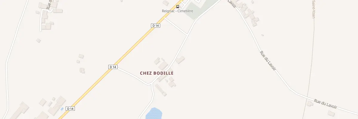 Plan du 9 Chez Bodille à Reignac
