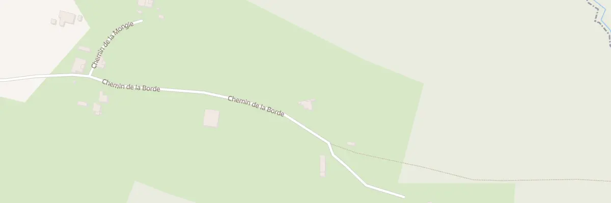 Plan du 1 La Borde à Cazats