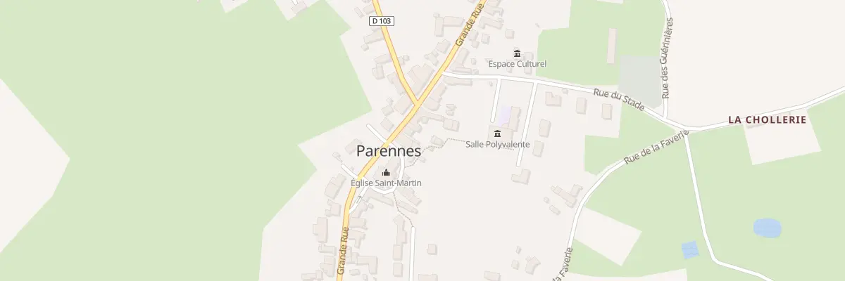 Plan du 37 Grande Rue à Parennes