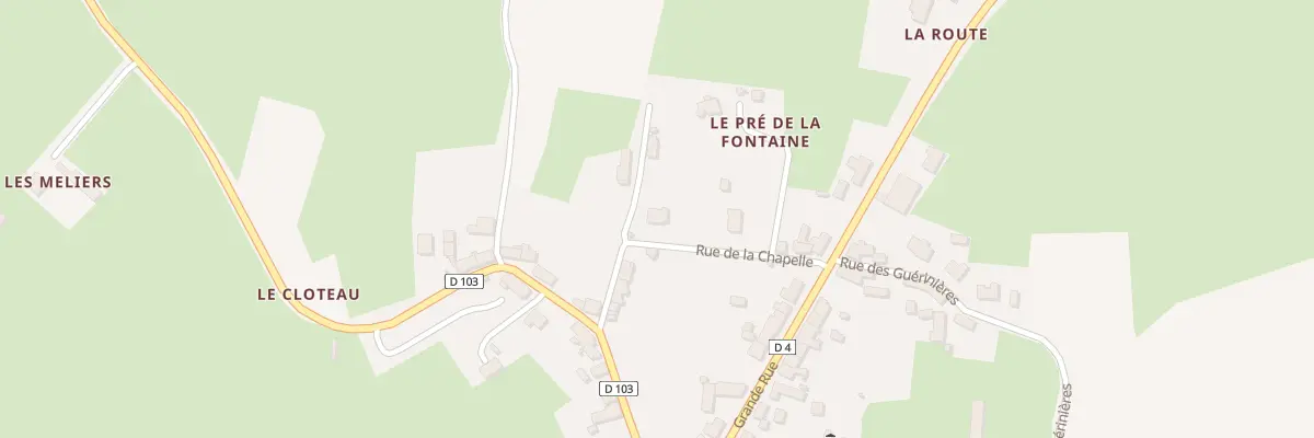 Plan du 6 Rue de la Chapelle à Parennes
