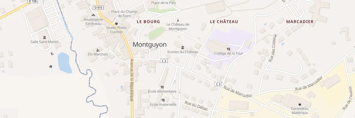 Plan du 3 Rue de la Vieille Tour à Montguyon