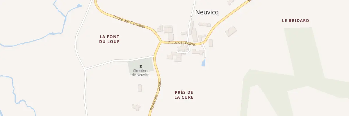 Plan du 1 Rte des Acacias à Neuvicq