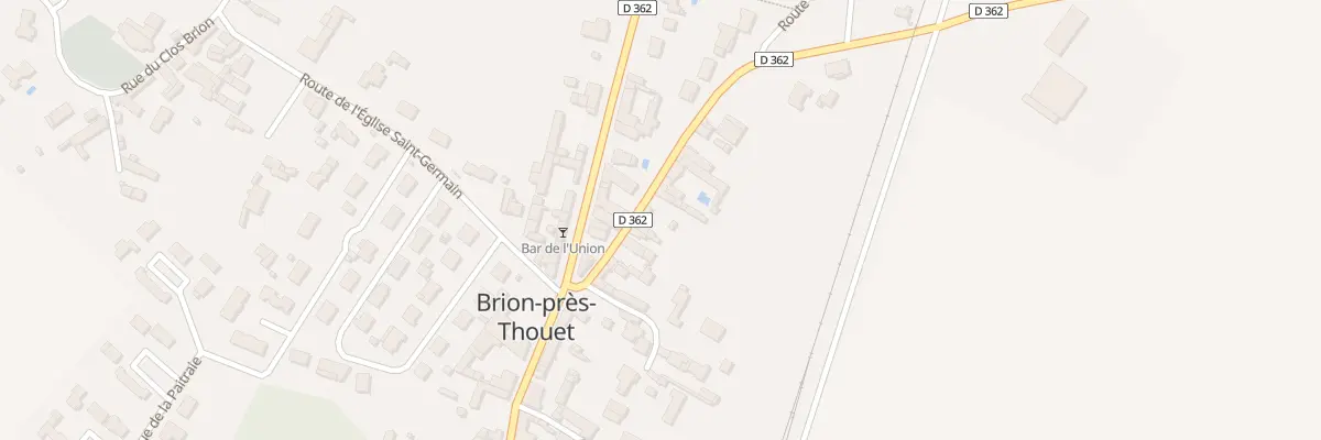 Plan du 6 Rte de Tourtenay à Brion-près-Thouet