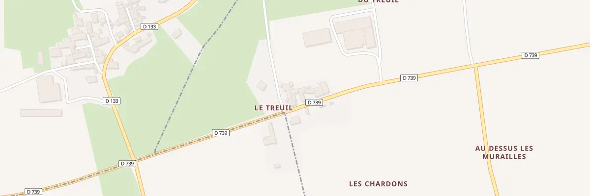 Plan du 1 Rue des Chardons à Saint-Ouen-la-Thène