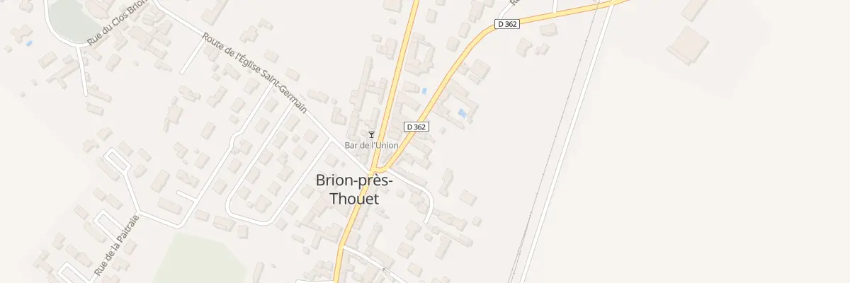 Plan du 4 Rte de Tourtenay à Brion-près-Thouet