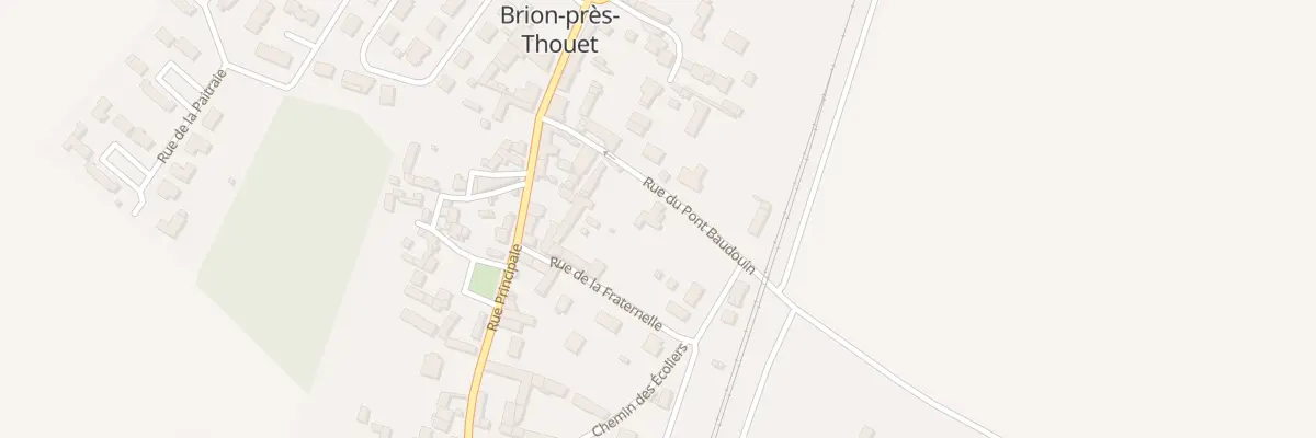 Plan du 6 Rue du Pont Baudouin à Brion-près-Thouet