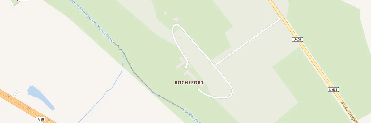 Plan du 38 Rte d’Argentan à La Hoguette