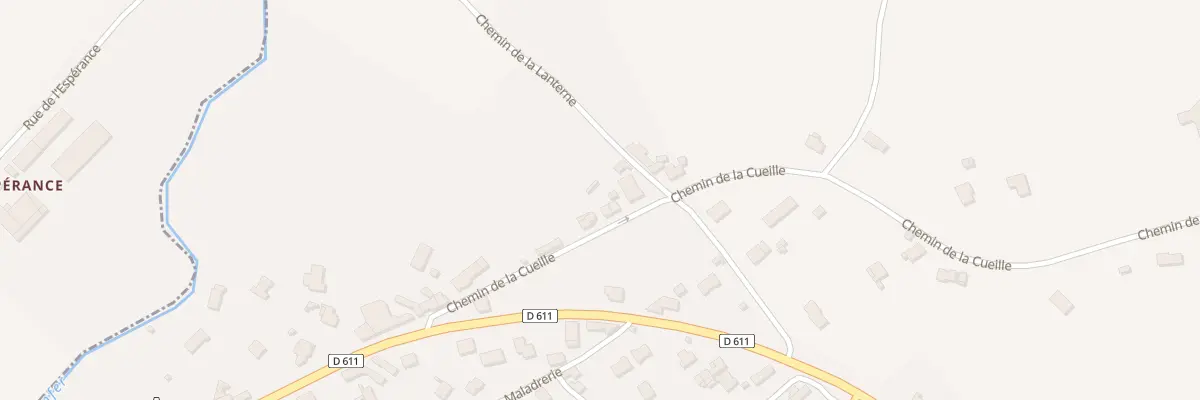 Plan du 13 Che de la Cueille à Nanteuil