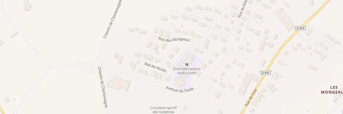 Plan du 14 Rue des Gueytines à Guîtres