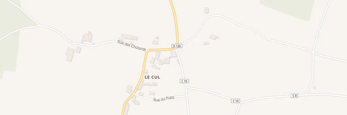 Plan du 1 Rue du Sommet le Cul à Paizay-le-Chapt