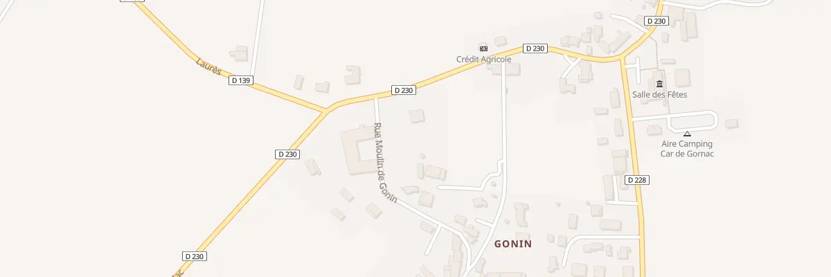 Plan du 31 Moulins de Gonin à Gornac
