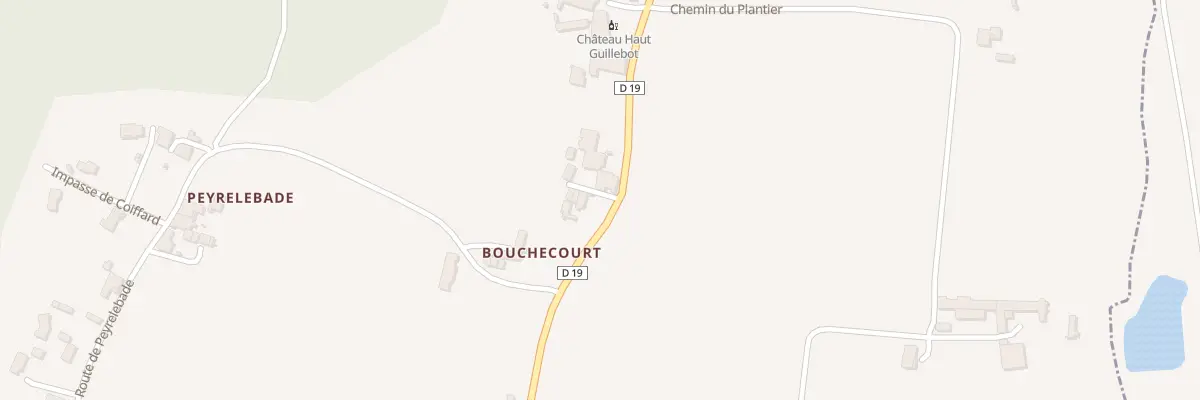 Plan du 4 Bouchecourt à Lugaignac