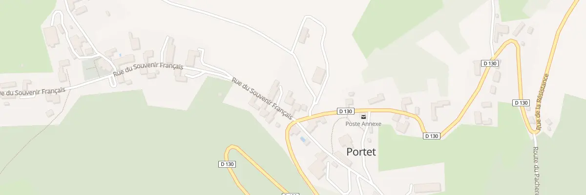 Plan du 2 Rue du Souvenir Francais à Portet