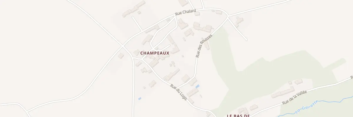 Plan du 3 Imp des Marronniers à Louin