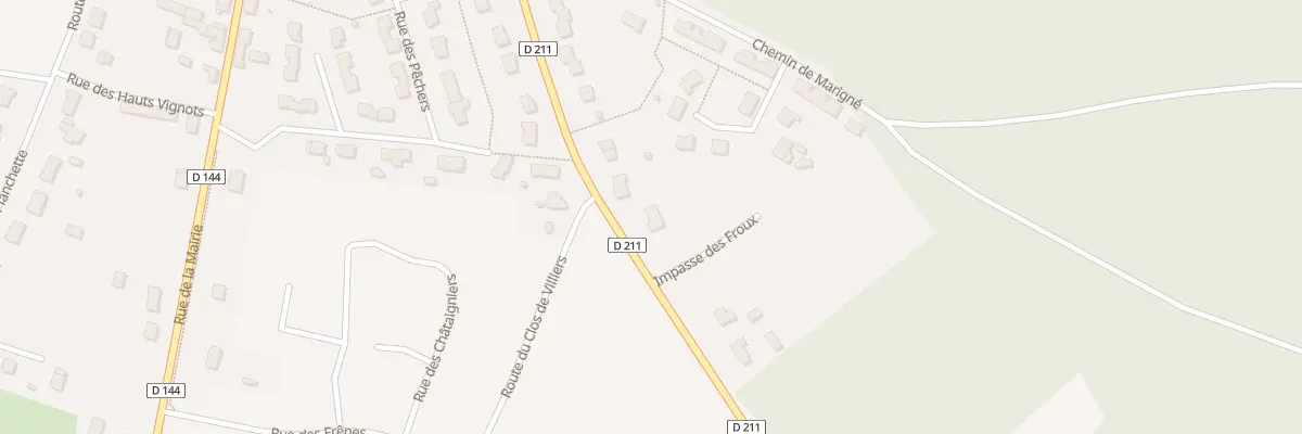 Plan du 22 Rte de Brion aux Bois d’Anjou