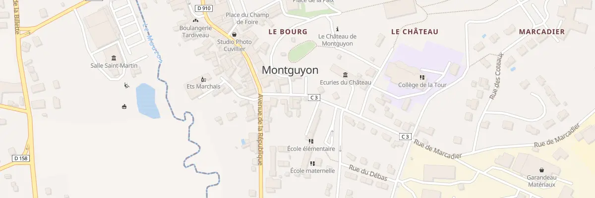 Plan du 8 Rue de la Vieille Tour à Montguyon
