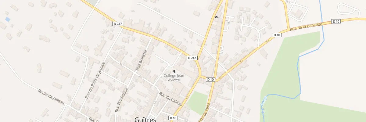 Plan du 11 Rue Portail de la Barriére à Guîtres