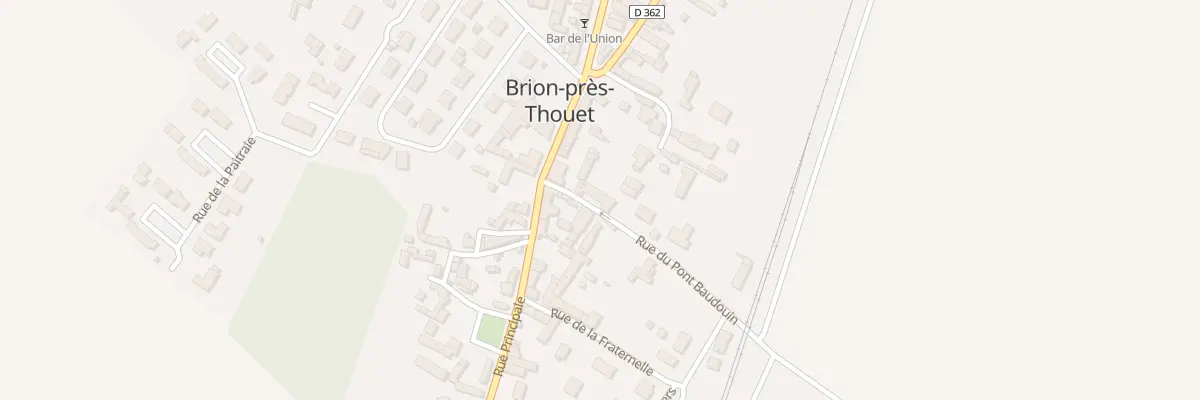 Plan du 3 Rue du Pont Baudouin à Brion-près-Thouet
