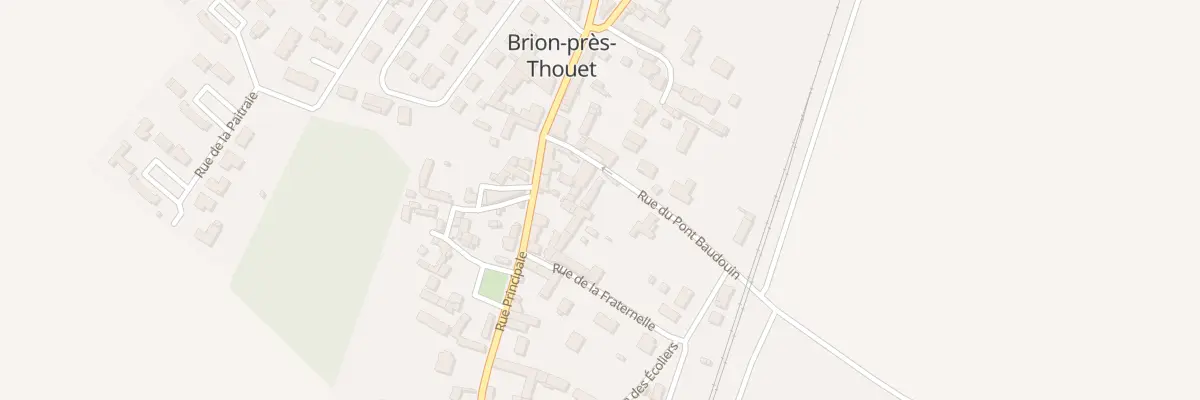 Plan du 4 Rue du Pont Baudouin à Brion-près-Thouet