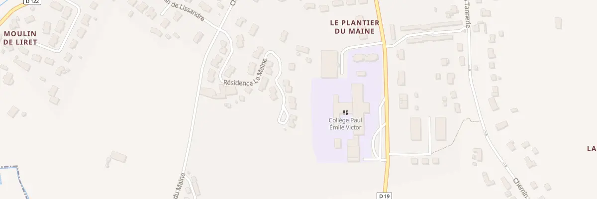 Plan du 263C Le Maine à Branne