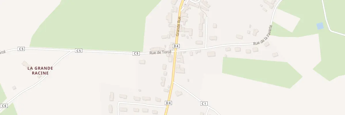 Plan du 54 Grande Rue à Parennes