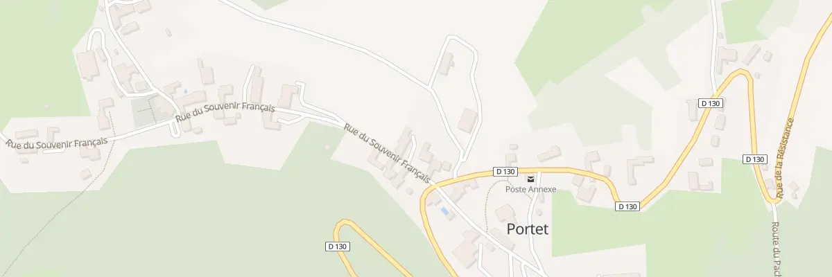 Plan du 4 Rue du Souvenir Francais à Portet