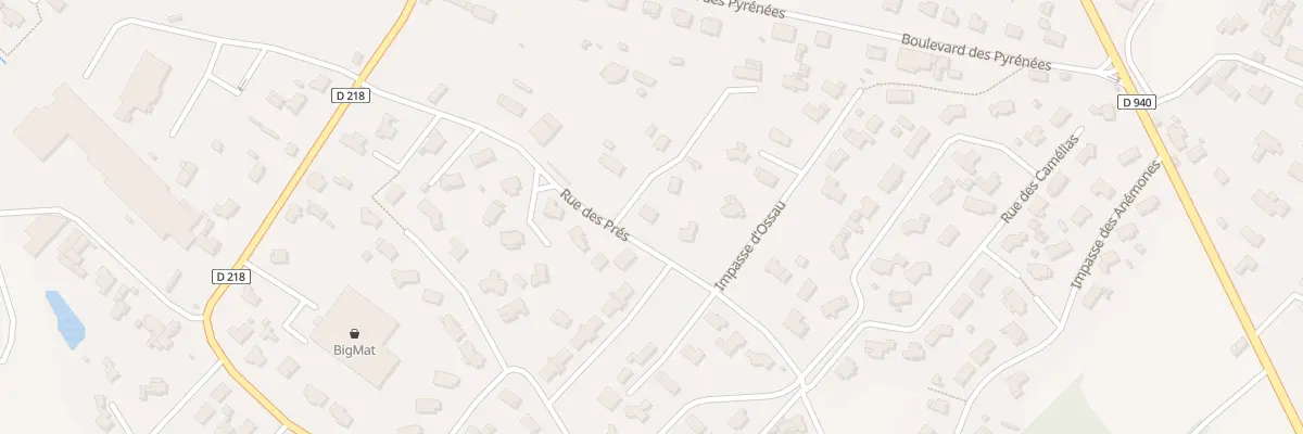 Plan du 15 Rue des Prés à Soumoulou