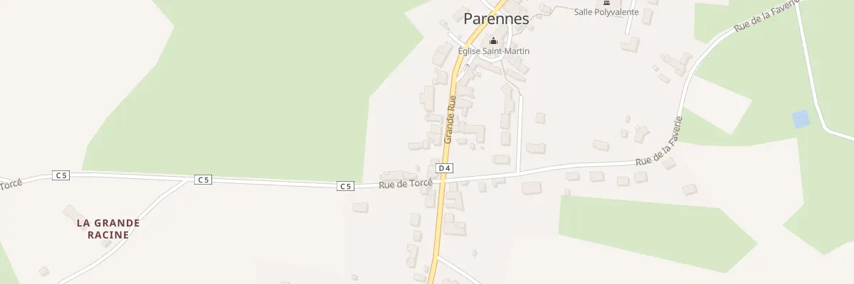 Plan du 5069 Le Bourg à Parennes