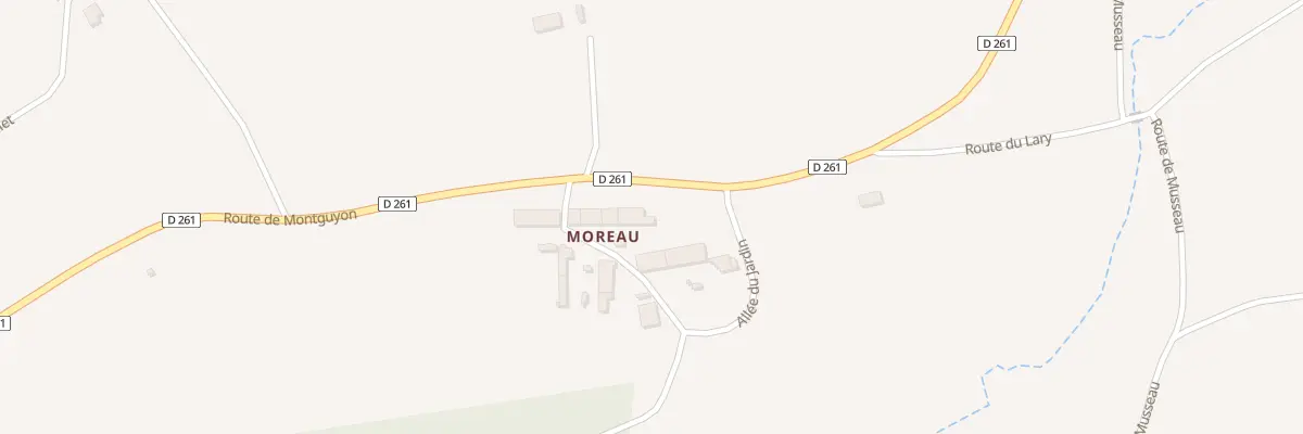 Plan du 5312 Moreau à Cercoux