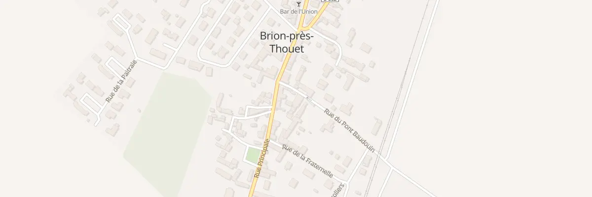 Plan du 20 Rue Principale à Brion-près-Thouet