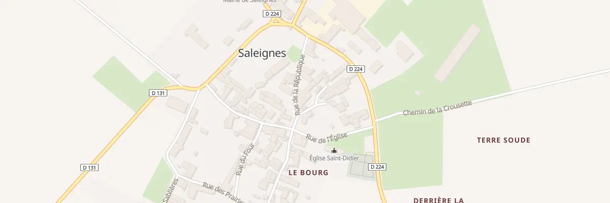 Plan du 1 Imp Georges Chauveau à Saleignes
