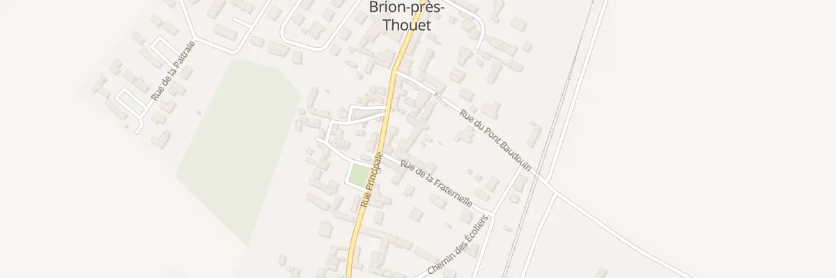 Plan du 16 Rue Principale à Brion-près-Thouet