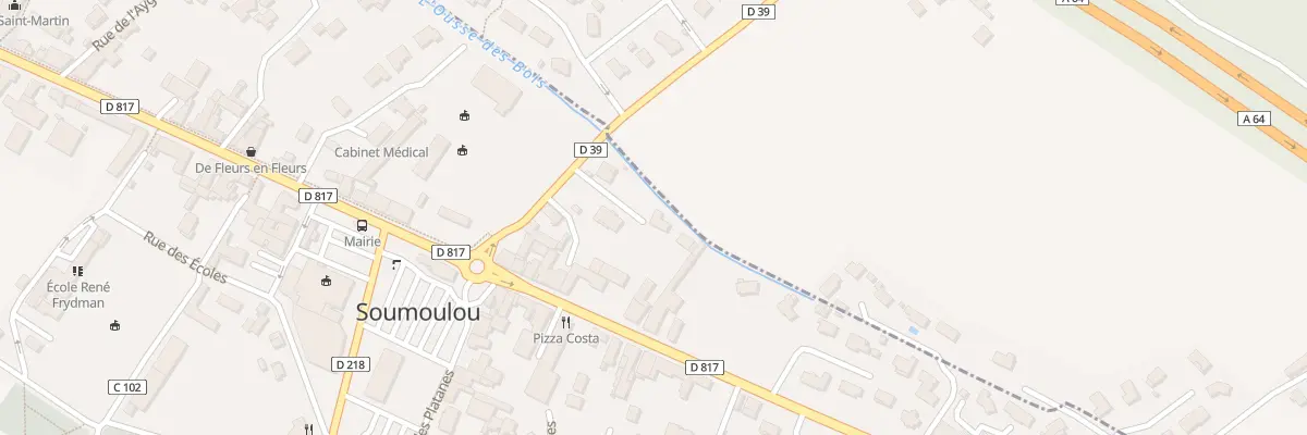 Plan du 6 Rue du Bois Joli à Soumoulou