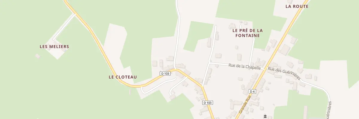 Plan du 5043 Le Bourg à Parennes