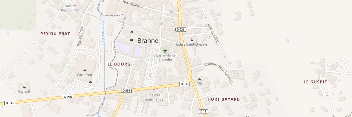 Plan du 35 Rue Emmanuel Roy à Branne