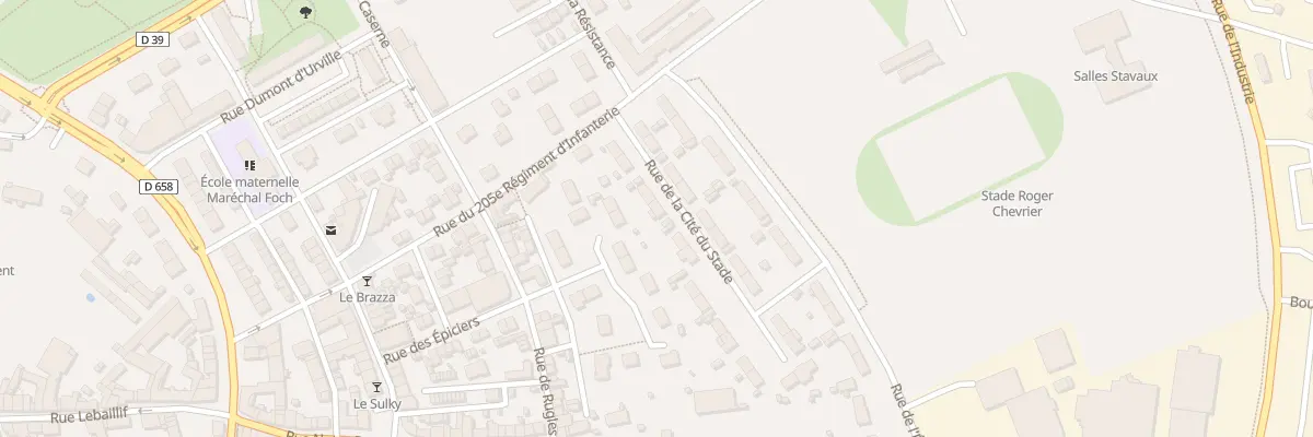 Plan du 4 Rue de la Cité du Stade à Falaise