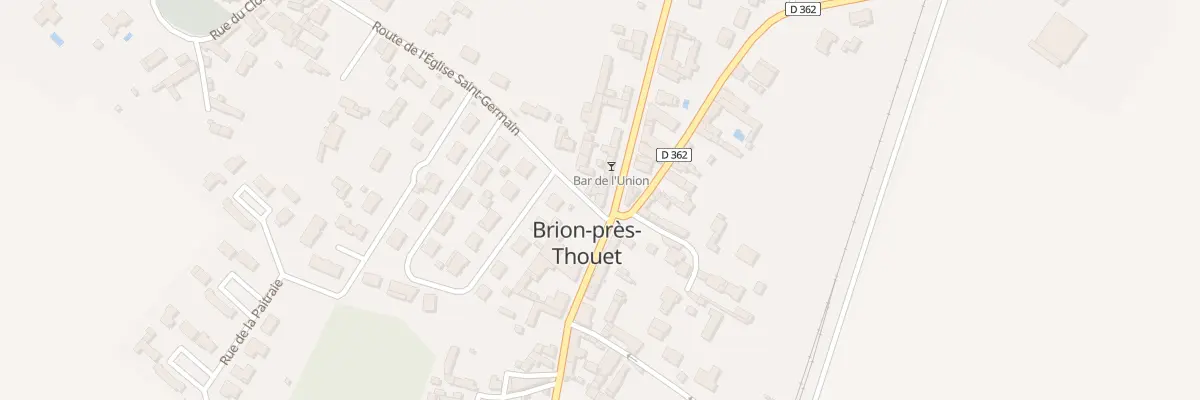 Plan du 1 Rte de Saumur à Brion-près-Thouet