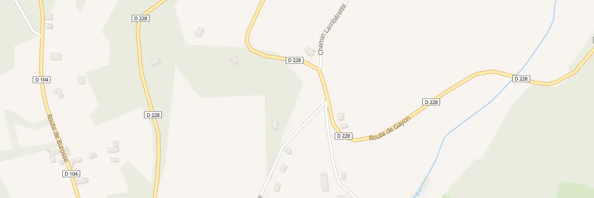 Plan du 22 Rte de Gayon à Lalongue