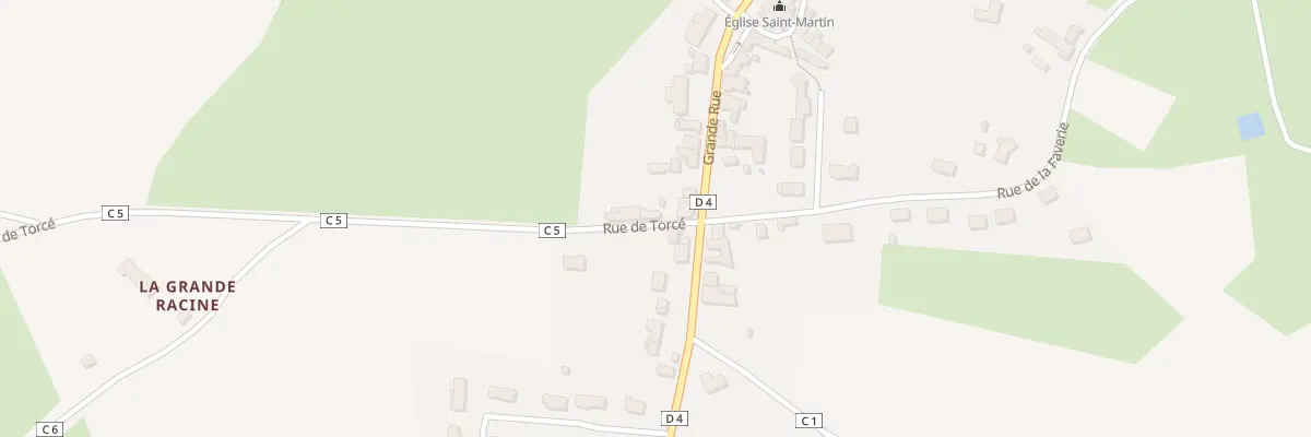 Plan du 2 Rue de Torcé à Parennes