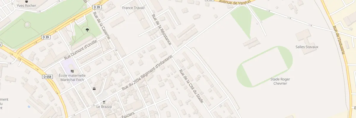 Plan du 24 Rue de la Cité du Stade à Falaise