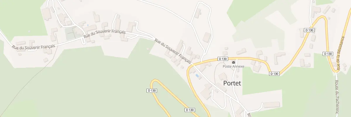 Plan du 3 Rue du Souvenir Francais à Portet