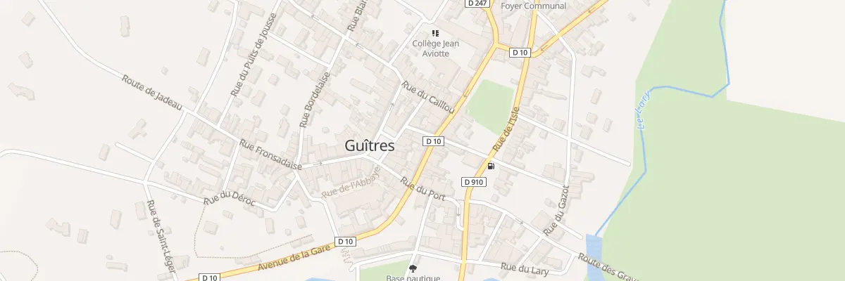 Plan du 20B Grand-rue à Guîtres