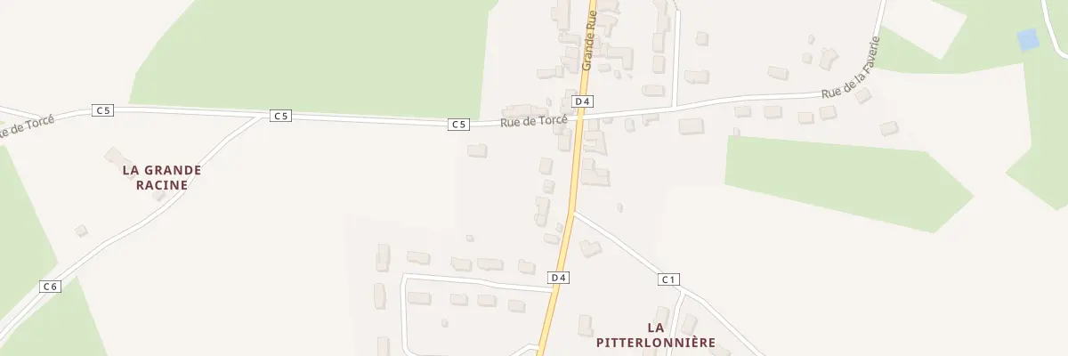 Plan du 58 Grande Rue à Parennes
