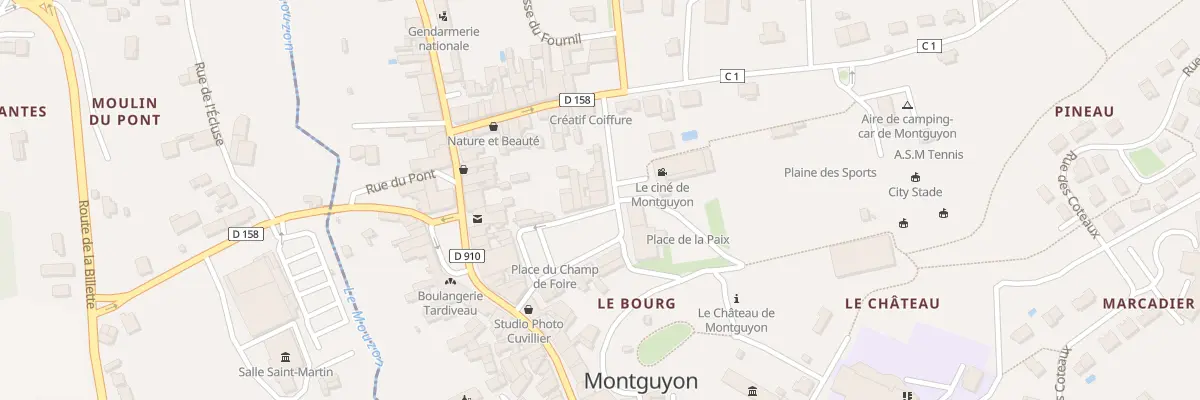 Plan du 9B Pl du Champ de Foire à Montguyon